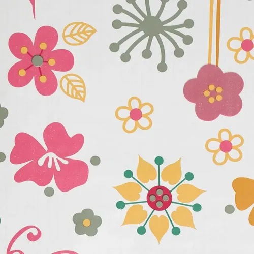 Rollo De Pvc Autoadesivo Muresco 0,45 M X 2 M Modelo Flores DecoStock