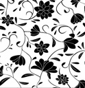Papel Vinilico Blanco Flores Negras Galia 46/3 Muresco Ds Blanco Y Negro
