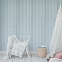 Papel Vinilizado Rayado Celeste Cuentos Muresco 3208/4 Ds