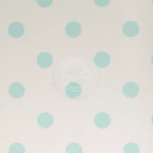 Papel Vinilizado F/blanco Con Lunares Aqua Muresco 3209/3 Cuentos