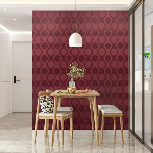 Papel Vinilizado Amarie Muresco Bordo 34/7 DecoStock