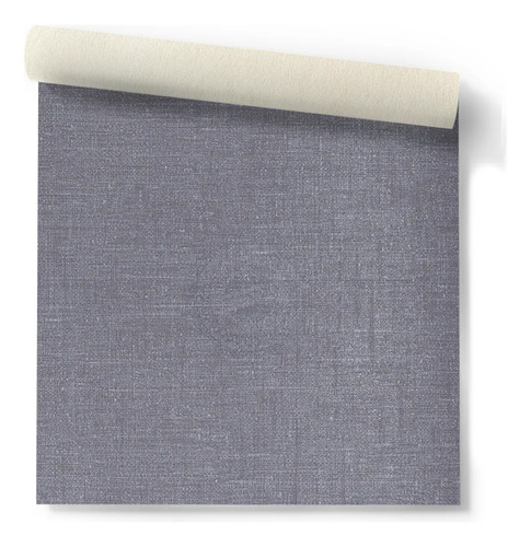 Papel Vinílico Especial Entelado Gris Violeta Muresco 3885/1
