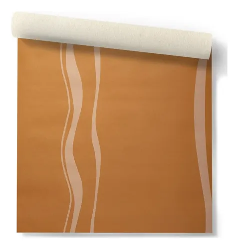 Papel Vinilizado Amarie Muresco Ocre Y Beige 39/2 DecoStock