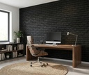 Placas 3d Autoadhesivas Pared Muresco Pintable/lavable Ladri Ladrillo Negro
