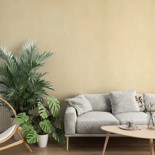 Papel Vinilico Text Beige Amarillo Muresco Cypress 4024/8 Ds