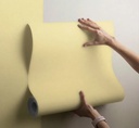 Papel Vinilico Texturado Amarillo Nido Muresco 8710/8 Dstock Amarillo Pastel