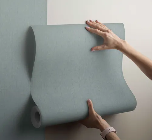 Papel Vinilico Texturado Celeste Muresco Cypress 4030/7