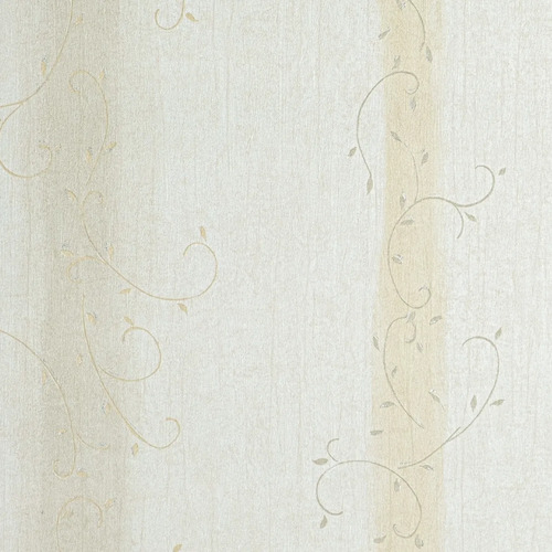 Papel Vinilico Gris Claro C/hojas Muresco Cypress 4032/3 Ds