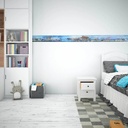 Guarda Vinilizada X 4,57 Mts Paisaje Animales Simil Pintura DecoStock