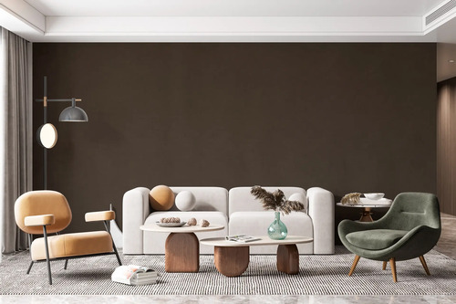 Papel Vinílico Símil Cuero Marrón Corium Muresco 4214/5 DecoStock