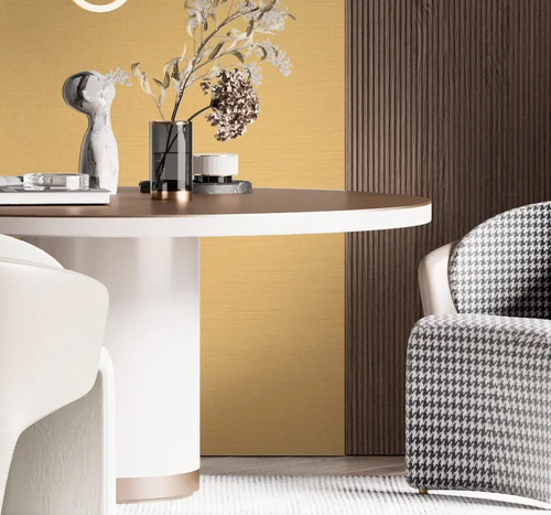 Papel Vinílico Texturado Amarillo Maíz Madras Muresco 4300/9 DecoStock