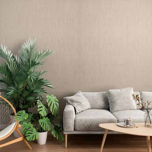 Papel Vinilico Texturado Marron Claro Madras Muresco 4302/3 DecoStock