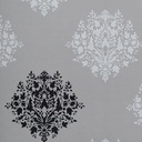 Papel Vinilico Gris Y Negro Con F/ Gris Galia Muresco 43/1 DecoStock