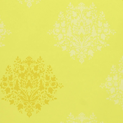 Papel Vinilico Fondo Amarillo 43/2  Galia Muresco Decostock