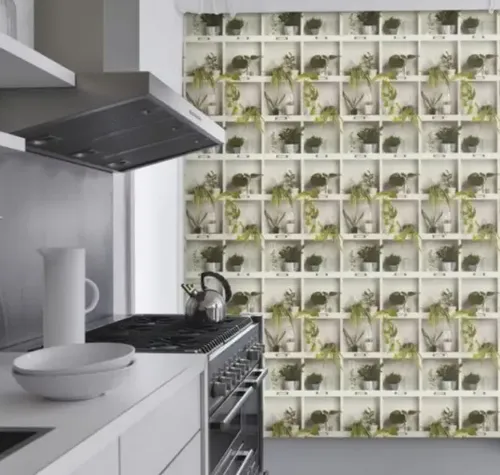 Papel Vinílico Importado Freundin 440133 Plantas DecoStock