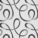Papel Vinilico Blanco Con Cintas Negras 44/3 Galia Muresco