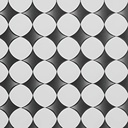 Papel Vinilico Galia Muresco 47/1 Geometrico Blanco y Negro DecoStock