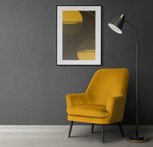 Papel Vinilico Semiliso Gris Galia Muresco 49/1 Decostock