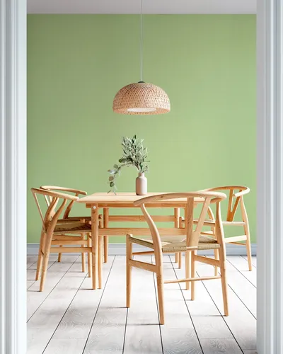 Papel Vinilico Semiliso Verde Galia Muresco 49/4 Decostock