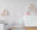 Papel Vinilico F/ Blanco Animalitos Infantil 5066/1 Muresco Disney