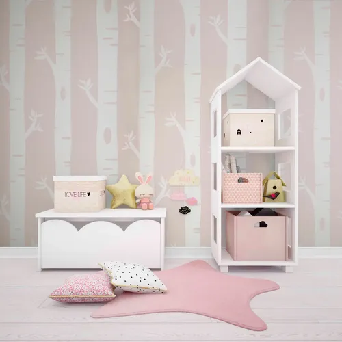 Papel Vinilico Lavable Muresco Capsula 56262 Árbol Rosa DecoStock