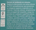 Pack X 5 Placas 3d Adhesivas Pared Muresco Laminadas Marmol Subway Negro