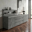 Rollo Pvc Vinilo Simil Contact Madera Roble Gris 0,60 X 5 M