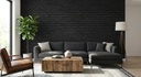 Placas 3d Autoadhesivas Pared Muresco Pintable/lavable Ladri Ladrillo Negro