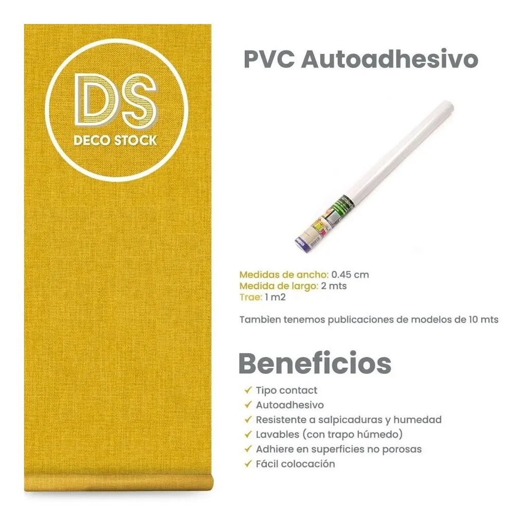 Rollos De Pvc Autoadhesivo Muresco 0,45 X 2 M Modelo Maderas Madera (semimate) Madera Clara
