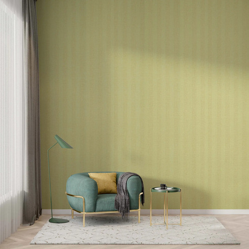Papel Vinilico Amarillo Maíz Rayado Tramas 5804/1 Muresco Ds