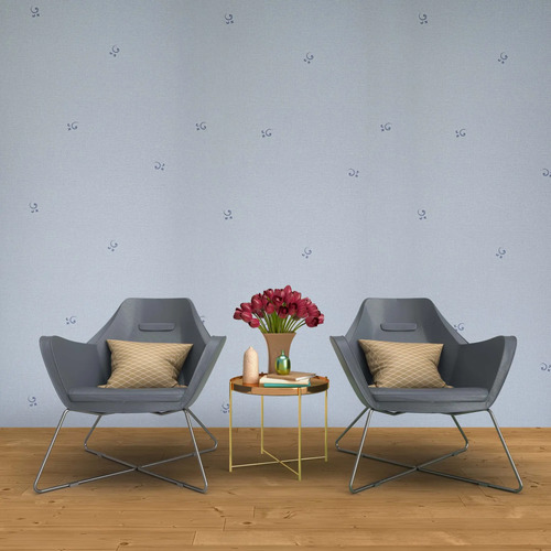 Papel Vinilico Texturado Celeste Tramas 5805/3 Muresco Ds