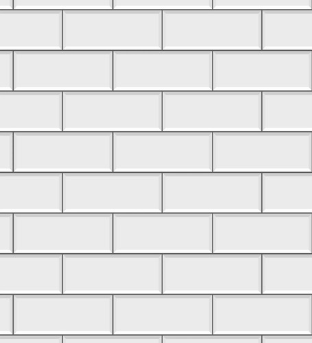 Rollo De Pvc Vinilo Simil Contact Subway Blanco 0,60 X 5 Mts