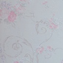 Papel Vinilico Blanco Sedado Flores Cinthia 6107/1 Muresco