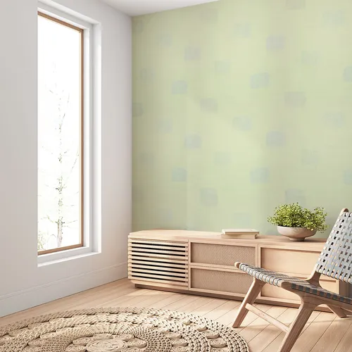 Papel Vinílico Texturado 6505/3 Plisse Verde Menta Muresco