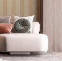 Papel Vinilico Texturado  Rayado Beige Plisse Muresco 6506/7 DecoStock
