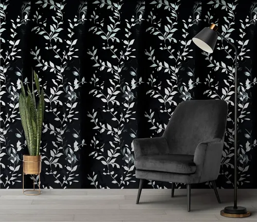 Papel Vinilico Muresco Concept 6708/4 Hojas F/negro DecoStock