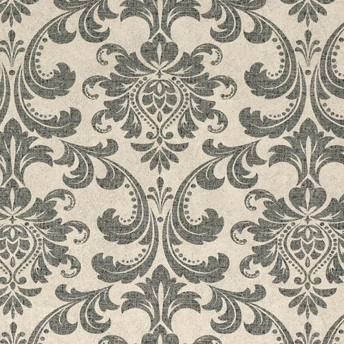 Papel Vinílico Lounge 7455/3 Muresco Estilo Provenzal Gris DecoStock