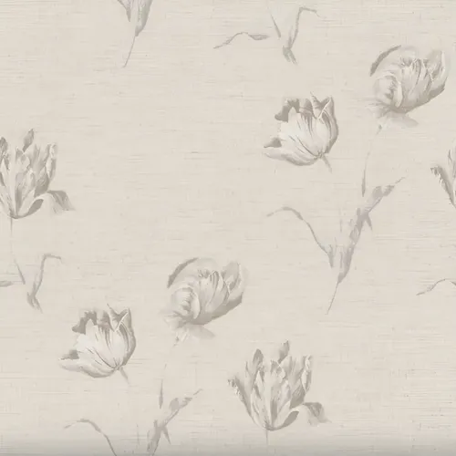 Papel Vinílico Crema Lounge 7460/1 Floral Muresco