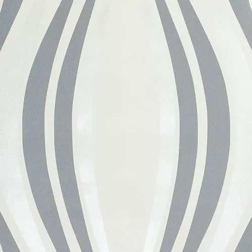 Papel Vinilizado F/bco Rayas Gris Y Plata Iara Muresco 76/3