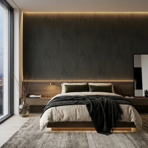 Papel Vinilico Lavable 7700/5 Simil Madera Oscura Muresco DecoStock