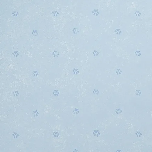 Papel Vinilizado F/celeste C/ Huellas Cuentos Muresco 7801/4