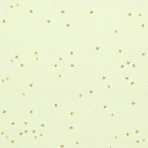 Papel Vinilizado Estrellas F/amarillo Cuentos Muresco 7802/2