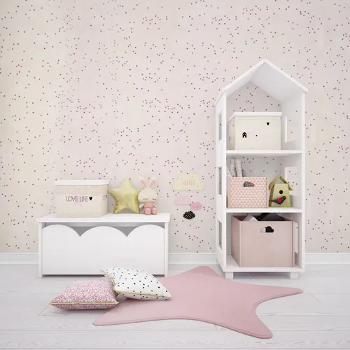 Papel Vinilizado Infantil F/rosa Cuentos Muresco 7802/3