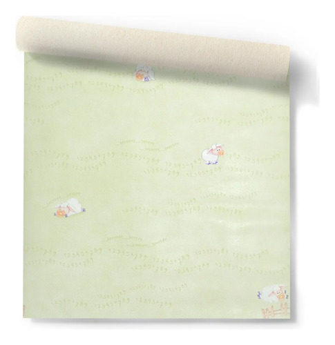 Papel Vinilizado Infantil F/ Verde Cuentos Muresco 7803/2 DecoStock