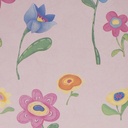 Papel Vinilizado F/ Rosa Con Flores Cuentos Muresco 7809/2