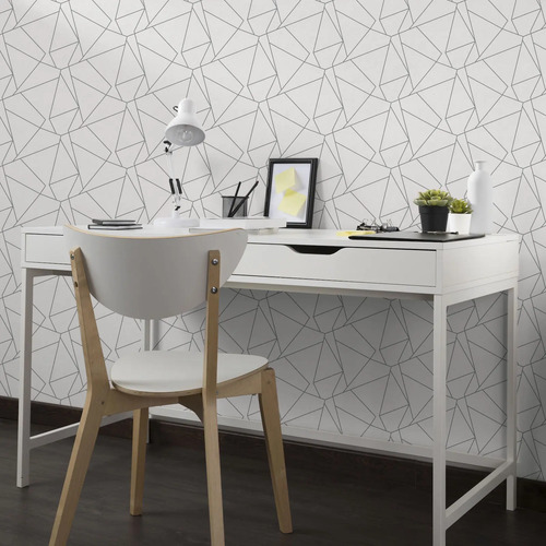 Papel Vinilico Texturado 7861/1 Muresco Room 137 Gris Diseño