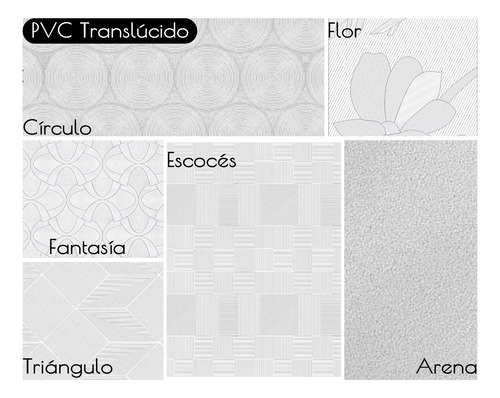 Pvc Translucido Circulos x 10 mts