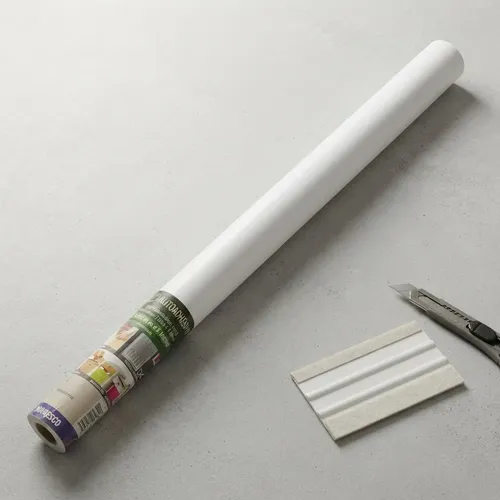 Rollos De Pvc Autoadhesivo Blanco Muresco Rollo:45cmx10 Mts DecoStock