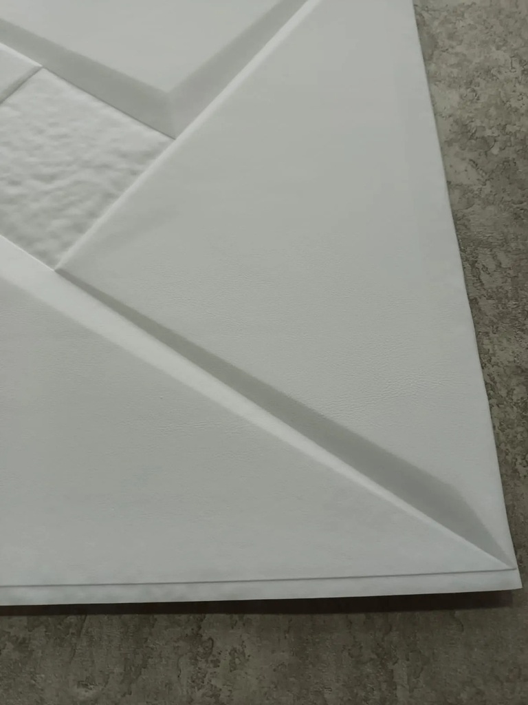 Placas 3d Autoadhesivas Muresco Texturadas Antihumedad Marfil