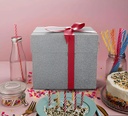 Rollo De Pvc Autoadhesivo Glitter Plateado Muresco 10 M DecoStock